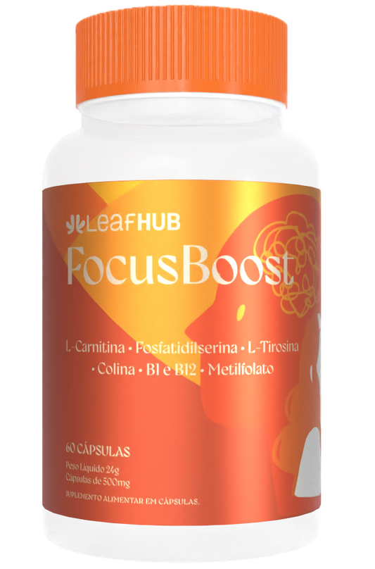 FocusBoost - L-Carnitina L-Tirosina - Foco Concentração